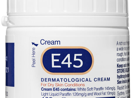 E45 Moisturising Cream for Dry Skin & Eczema 125g