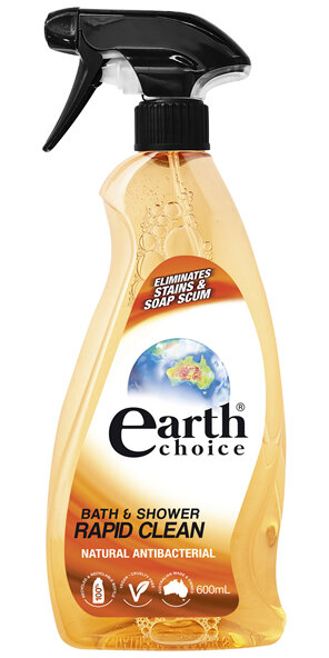 Earth Choice Antibacterial Bath & Shower Cleaner Trigger Spray 600mL
