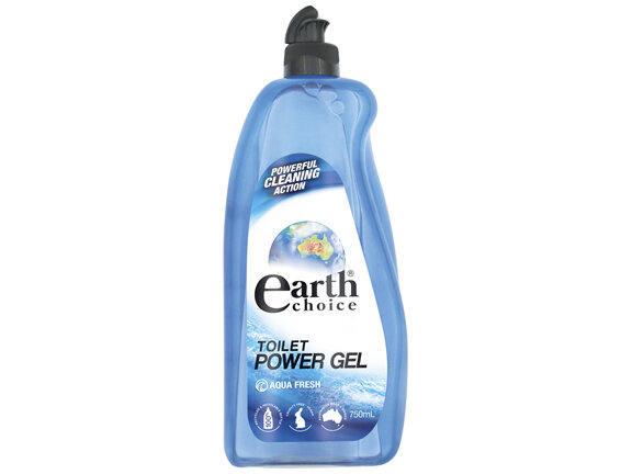 Earth Choice Toilet Cleaner Liquid Power Gel Aqua Fresh 750mL