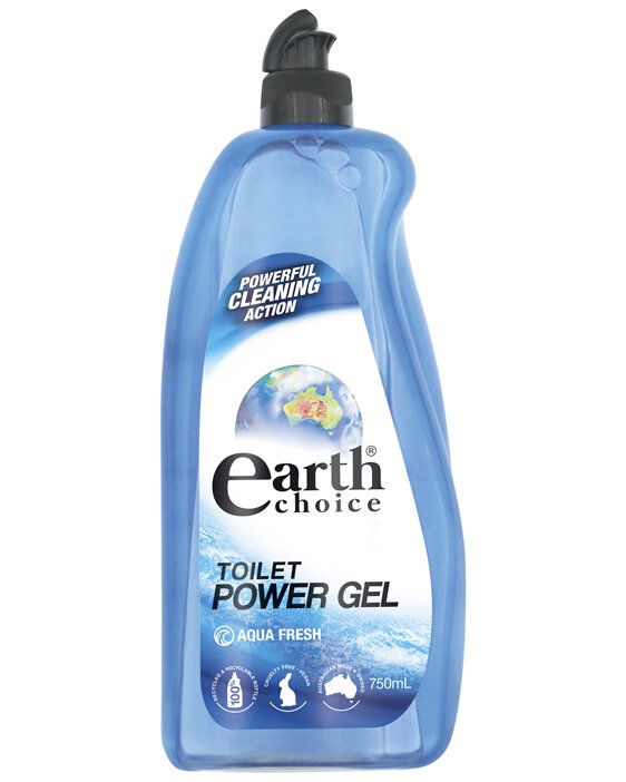 Earth Choice Toilet Cleaner Liquid Power Gel Aqua Fresh 750mL