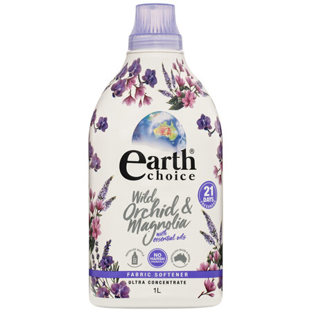 Earth Choice Ultra Concentrate Fabric Softener Conditioner Top & Front Loader Wild Orchid &