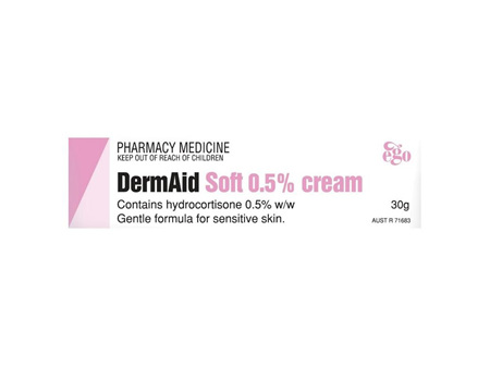 Ego Derm-Aid Soft Hydrocortisone Cream 0.5% 30g