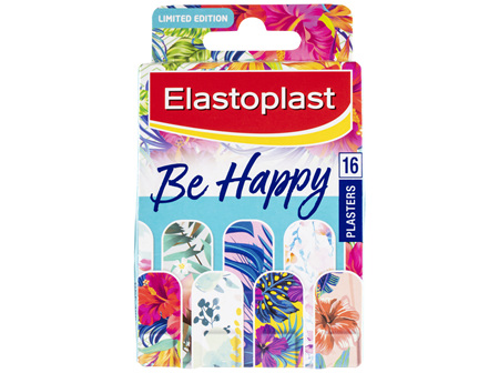 Elastoplast Be Happy Limited Edition Plasters 16 Pack