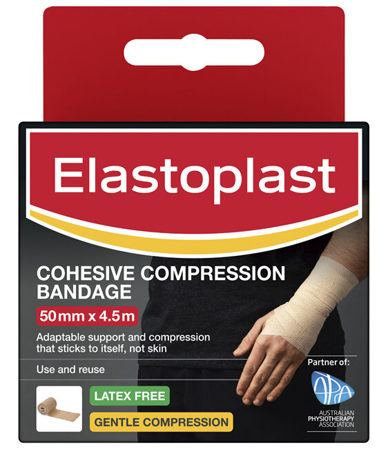 Elastoplast Cohesive Compression Bandage 50mm x 4.5m