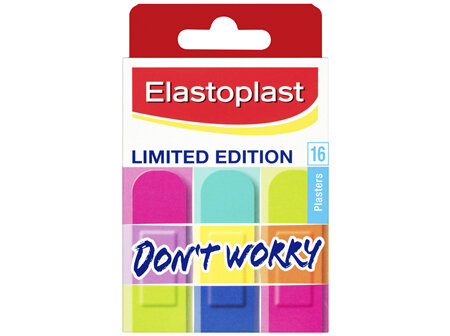 Elastoplast Don't Worry Limited Edition Plasters 16 Pack