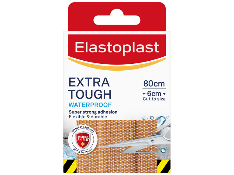 Elastoplast Extra Tough Fabric W/P 10x6cm 8pk