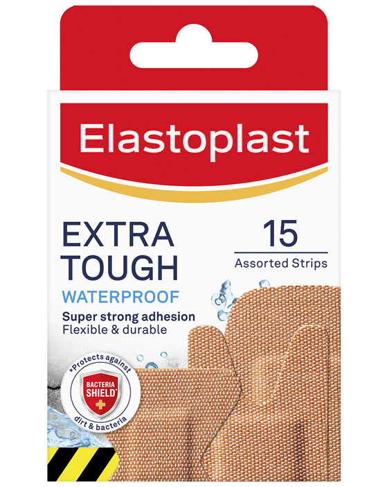 Elastoplast Extra Tough Waterproof 15 Pack