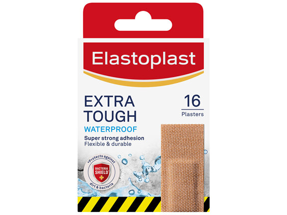 Elastoplast Extra Tough Waterproof 16 Pack