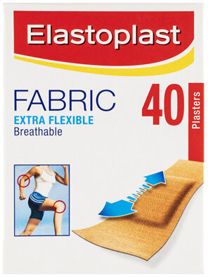 Elastoplast Fabric Extra Flexible Breathable Plasters 40 Strips