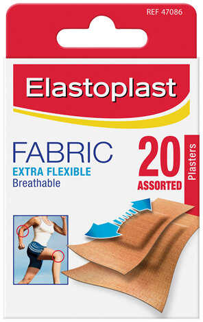 Elastoplast Fabric Plasters Assorted 20 Strips