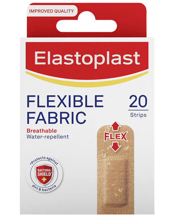 Elastoplast Felxible Fabric Strip 20pk