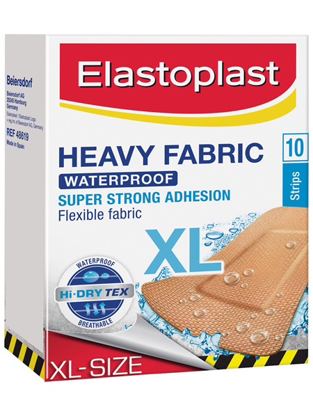 Elastoplast Heavy Fabric Extra Large Strips 10 Pack