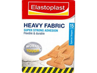 Elastoplast Heavy fabric Super Strong Adhension Assorted Plasters x15
