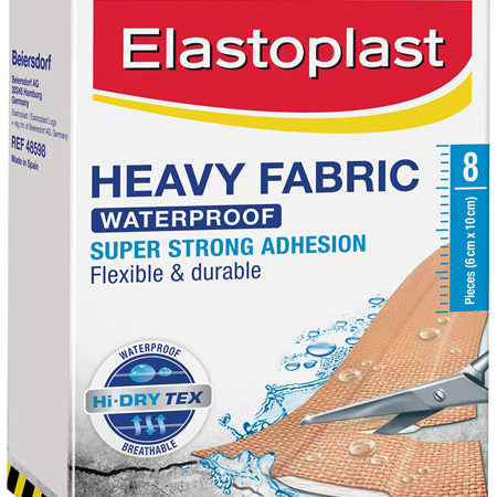 Elastoplast Heavy Fabric Waterproof Dressing 8 Pack