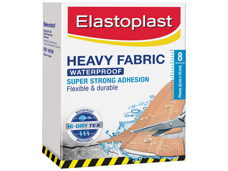 Elastoplast Heavy Fabric Waterproof Dressing 8 Pack