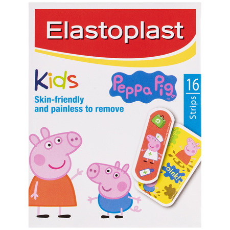Elastoplast Kids Peppa Pig Strips 16 Pack