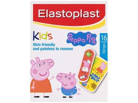 Elastoplast Kids Peppa Pig Strips 16 Pack