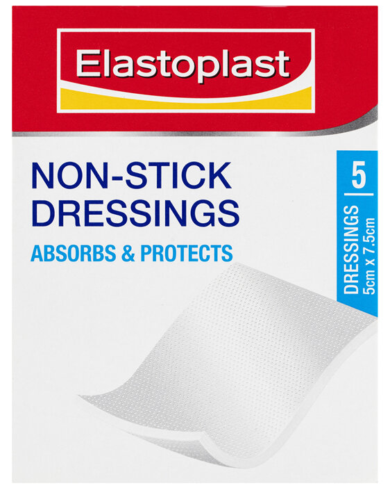 ELASTOPLAST N/Stk WoundPad7.5x5cm 5