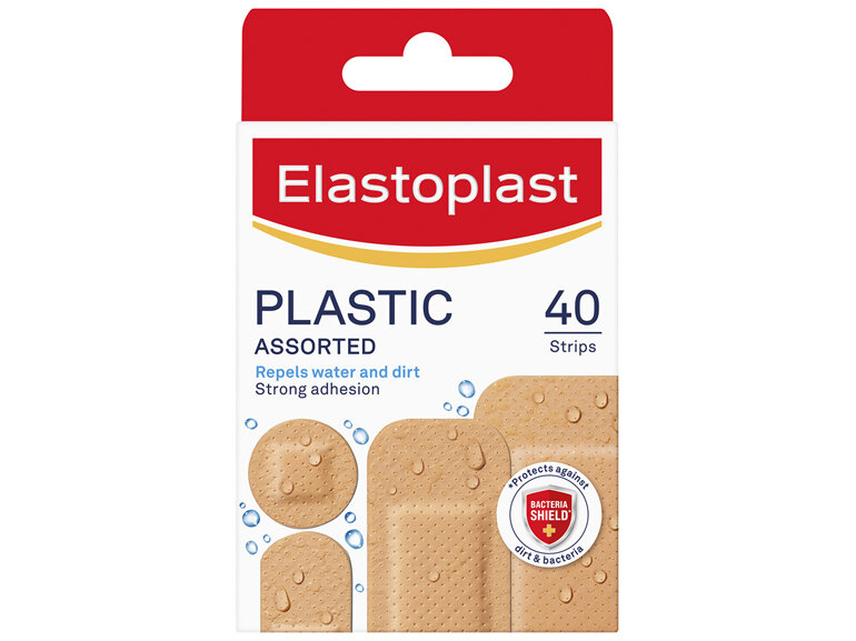Elastoplast Plastic Assorted Strips 40pk