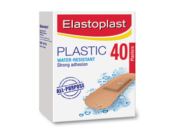 Elastoplast Plastic Water-Resistant Strong adhesion 40 Plasters