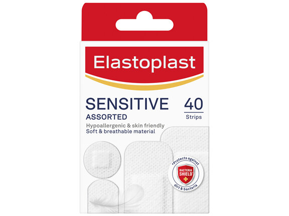 Elastoplast Sensitive Assorted 40 Pack