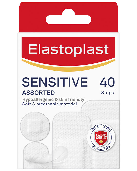 Elastoplast Sensitive Assorted Strips 40pk