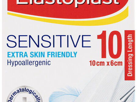 Elastoplast Sensitive Extra Skin Friendly Dressing 10cm x 6cm