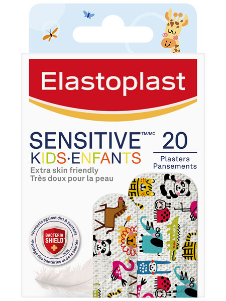 Elastoplast Sensitive Kids 20 Pack