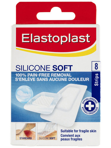 Elastoplast Silicone Soft Strips 8 Pack