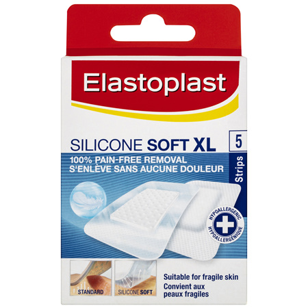 Elastoplast Silicone Soft XL Strips 5 Pack
