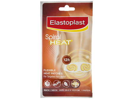 Elastoplast Spiral Heat Flexible Heat Patch Back/Neck