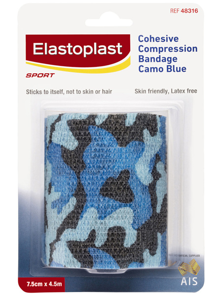 Elastoplast Sport Cohesive Compression Bandage Camo Tone 7.5cm x 4.5m