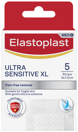 Elastoplast Ultra Sensitive XL Strips 5 Pack