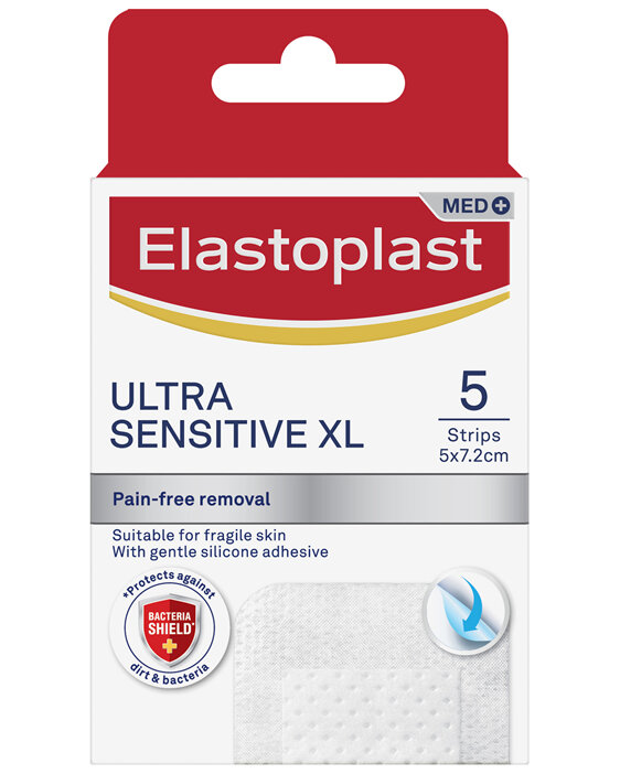 Elastoplast Ultra Sensitive XL Strips 5pk