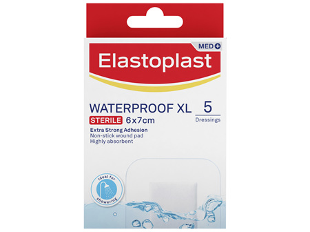 Elastoplast Waterproof XL Sterile Dressings 5 Pack