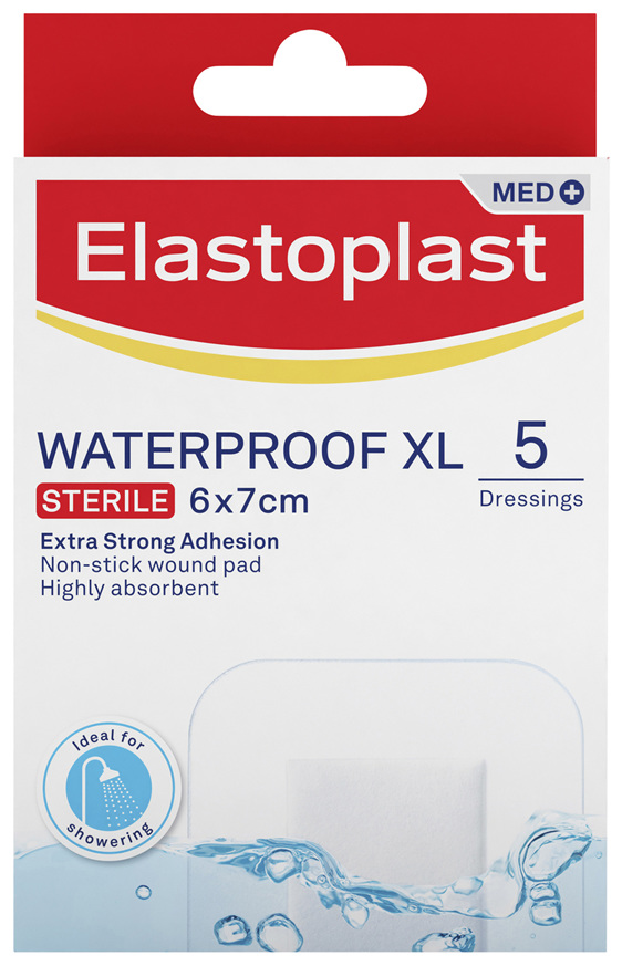 Elastoplast Waterproof XL Sterile Dressings 5 Pack