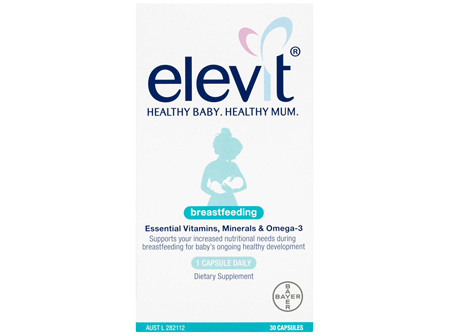 Elevit Breastfeeding Multivitamin Capsules 30 pack (30 days)