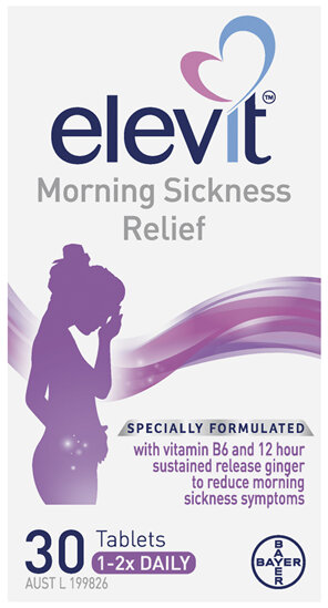 Elevit Morning Sickness Relief Tablets 30 pack (30 days)