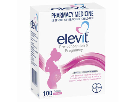 Elevit Pre-conception & Pregnancy Multivitamin Tablets 100s