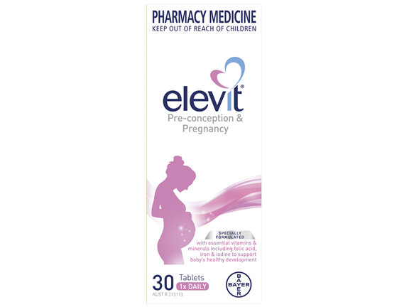 Elevit Pre-conception & Pregnancy Multivitamin Tablets 30 pack (30 days)