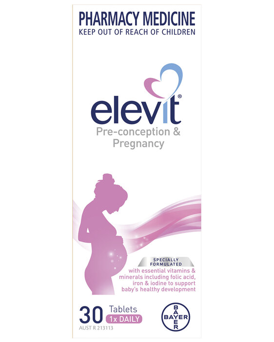 Elevit Pregnancy Multivitamin Tablets 30 pack (30 days)