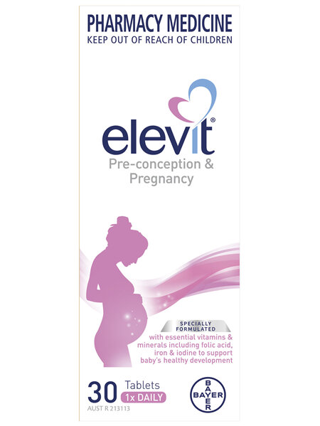 Elevit Pregnancy Multivitamin Tablets 30 pack (30 days)