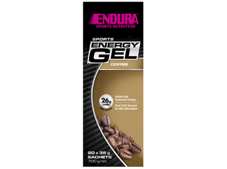Endura Sports Energy Gel Coffee 20 x 35g Sachets