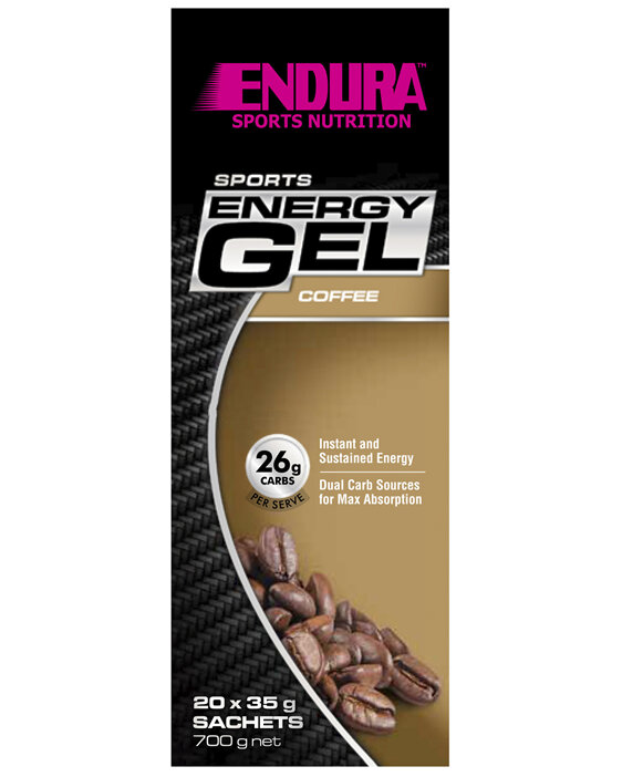 Endura Sports Energy Gel Coffee 20 x 35g Sachets