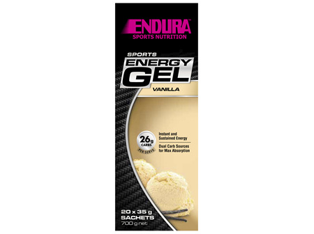Endura Sports Energy Gel Vanilla 20 x 35g Sachets