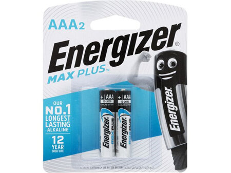 Energizer Battery Max Plus AAA 2pk