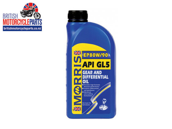 EP 80W-90 Gearbox Oil GL5 Morris Lubricants Hypoid Gearbox OIl