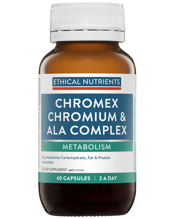 Ethical Nutrients Chromex Chromium & ALA Complex 60 Capsules