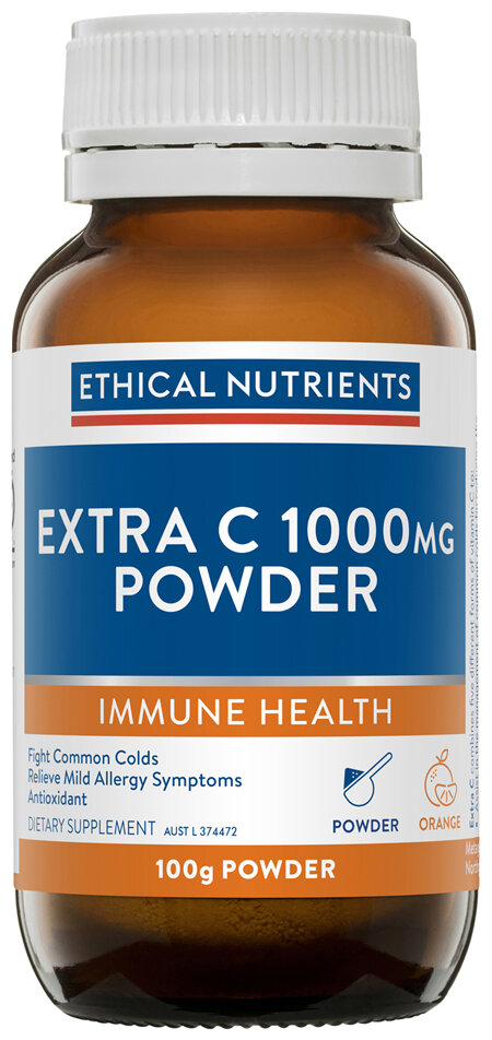 Ethical Nutrients Extra C 1000mg Powder Orange 100g