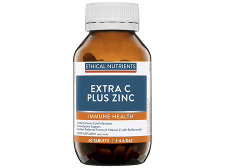 Ethical Nutrients Extra C Plus Zinc 60 Tablets